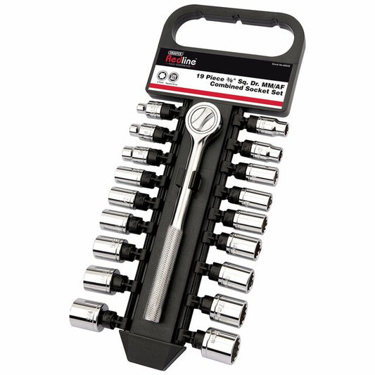 MM/AF Combined Socket Set 3/8""