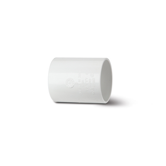 Polypipe Straight 50mm - White