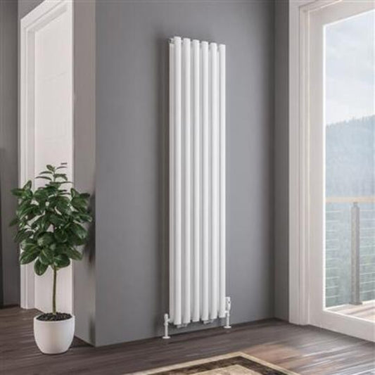 Tunstall Double 1800x420 Radiator Matt White