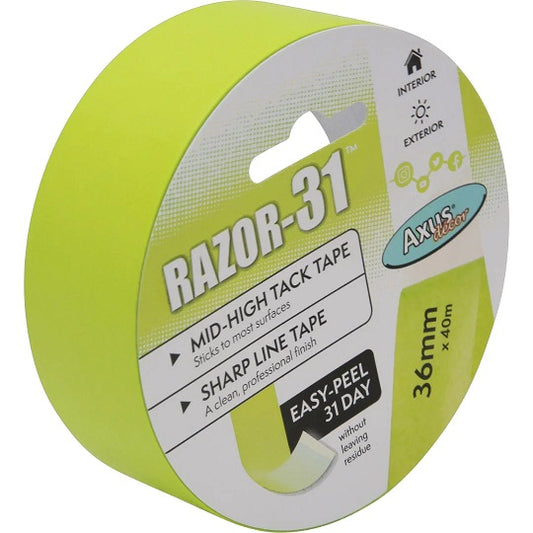 Razor-31 Mid-High Tack Tape 36mm x 40m