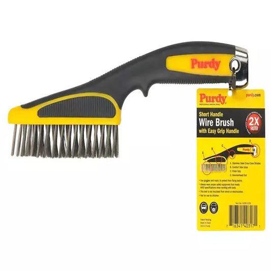 PURDY Wire Brush Short Handle 11"