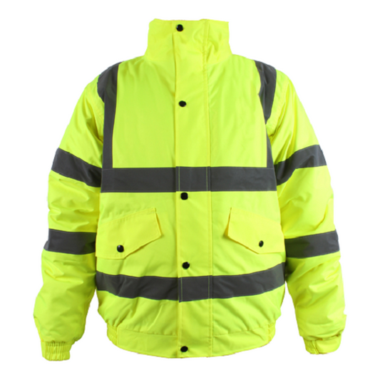SML HI-VIS 2-Tone Bomber Yellow/Navy