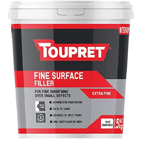 Toupret Fine Surface Filler 1.5kg GB