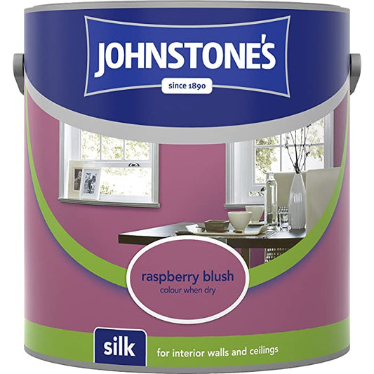 JOHNSTONE'S VINYL SILK RASPBERRY BLUSH 2.5L