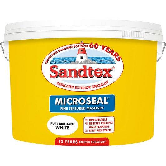 SX M/SEAL TEXT MASONRY  BRIL WHITE 10L   Brilliant