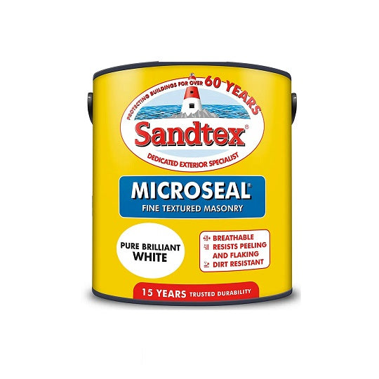 SX M/SEAL TEXT MASONRY  BRIL WHITE 2.5L   Brillian