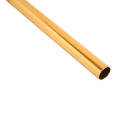 Wardrobe Rail 19mm 6ft Brass