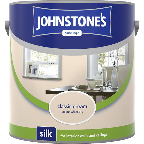 JOHNSTONE'S VINYL SILK CLASSIC CREAM 2.5L