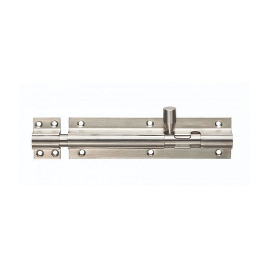 Straight barrel bolt 102x25mm CP