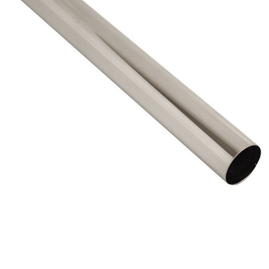 Wardrobe Rail 25mm 5ft Chrome
