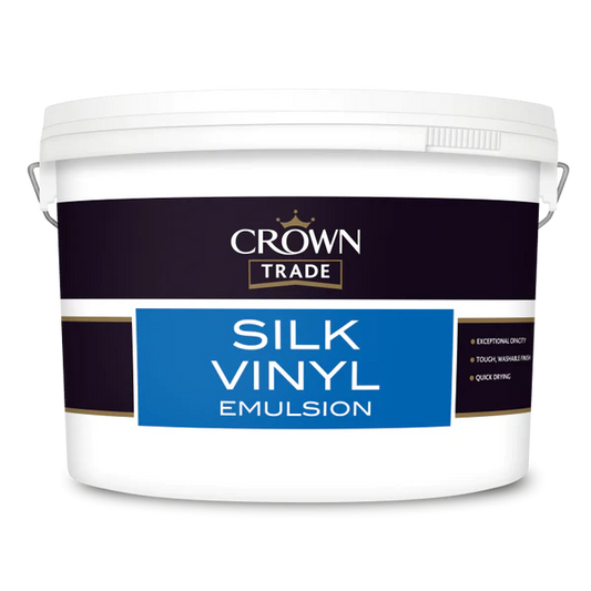 Crown Vinyl Silk Emulsion White 10L