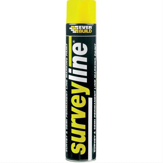 Ever Build Surveyline Marking Spray Yellow 700ml