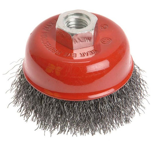Wire Cup Brush 100mm M14x2, 0.30mm Steel Wire