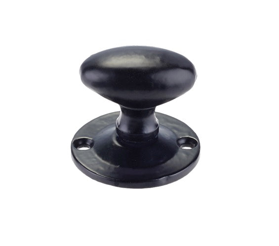 Oval rack bolt thumbturn BLACK