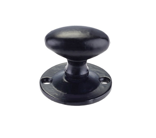 Oval rack bolt thumbturn BLACK