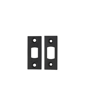 Zoo Tubular Deadbolt Plate BLACK