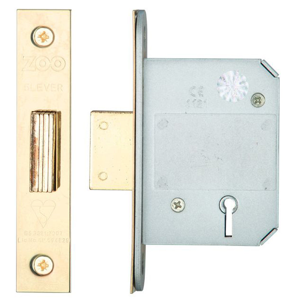B/S 5 lever deadlock 64mm PVD