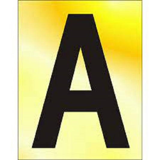 Self Adhesive Letter (A) 75mm PB