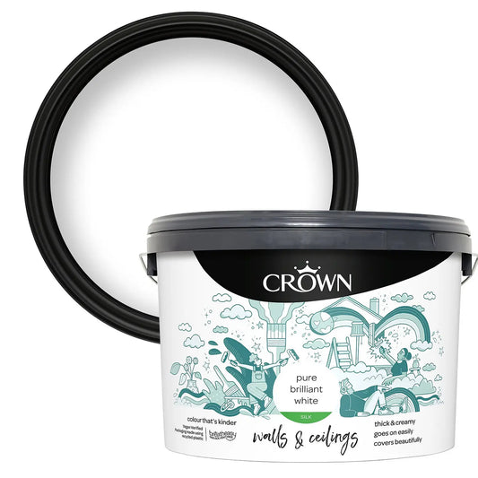 CROWN NON-BREATHEASY SILK BRILLIANT WHITE 7.5L