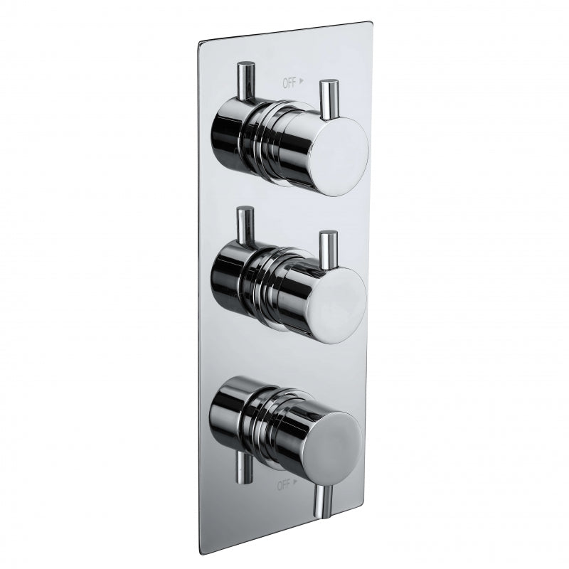 Pure Triple Concealed Therm. Shower Valve (3 way)