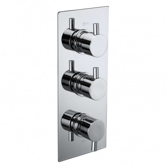 Pure Triple Concealed Therm. Shower Valve (3 way)