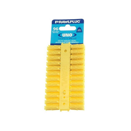 Yellow Rawlplugs 5 x 24mm