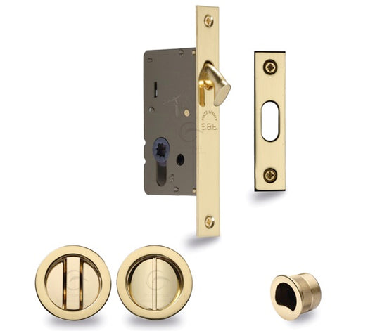 Sliding door lock set PB