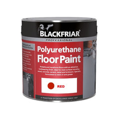 Blackfriar PU Floor Paint - Red 1lt