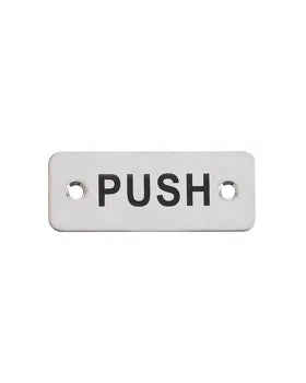 Rectangular (PUSH) sign 75x35