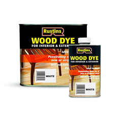 Rustins Quick Dry Wood Dye White 250ml