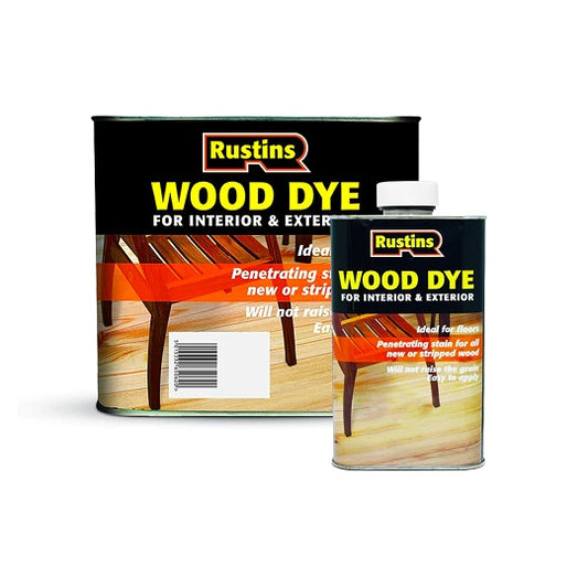 Rustins Wood Dye Ebony 2.5ltr