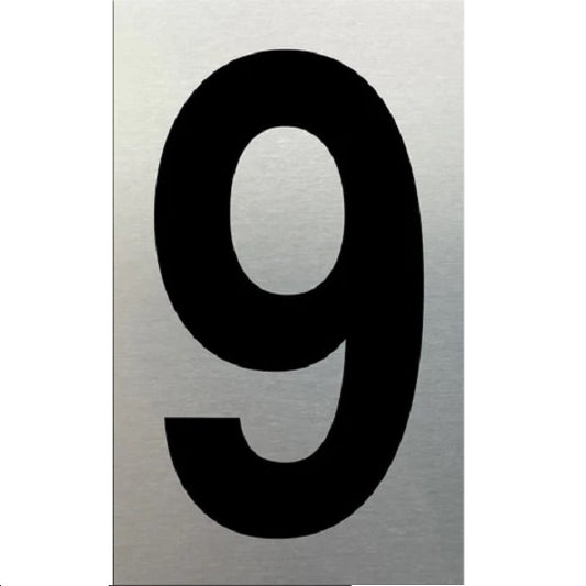Self Adhesive Numeral (9) 75mm SA