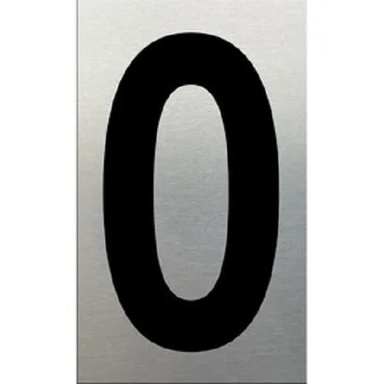 Self Adhesive Numeral (0) 75mm SA