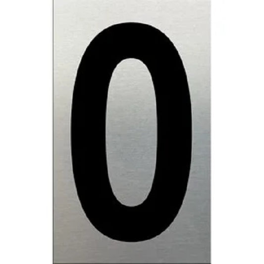 Self Adhesive Numeral (0) 75mm SA