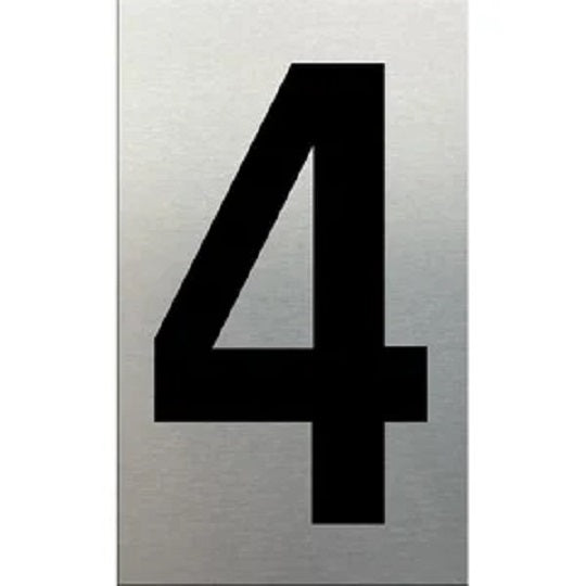 Self Adhesive Numeral (4) 75mm SA