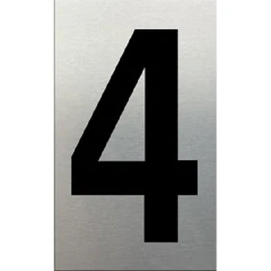 Self Adhesive Numeral (4) 75mm SA