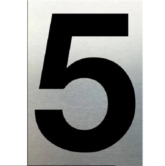 Self Adhesive Numeral (5) 75mm SA