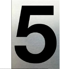 Self Adhesive Numeral (5) 75mm SA