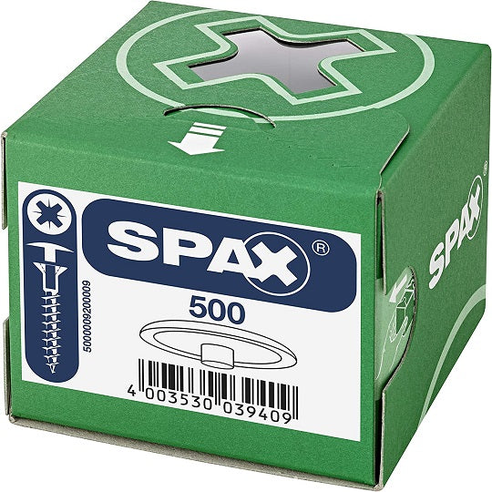 SPAX PLASTIC COVER CAPS IN WHITE 500 CAPS