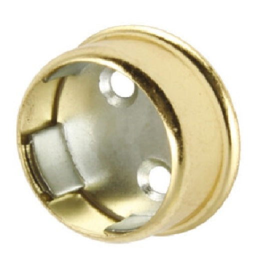 Wardrobe Rail Socket 19mm EB