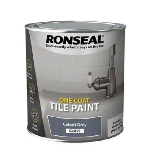 TILE PAINT COBALT GREY GLOSS 750ML W/B