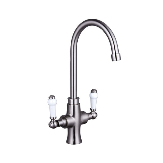 TK002BN Rura Two Handle Kitchen Mixer Nickel