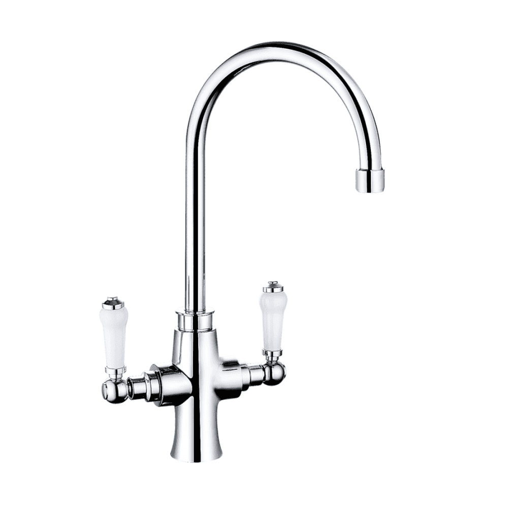 TK002 Rura Two Handle Kitchen Mixer Chrome