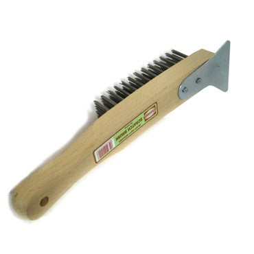 Budget 4 Row Wire Brush with Scraper