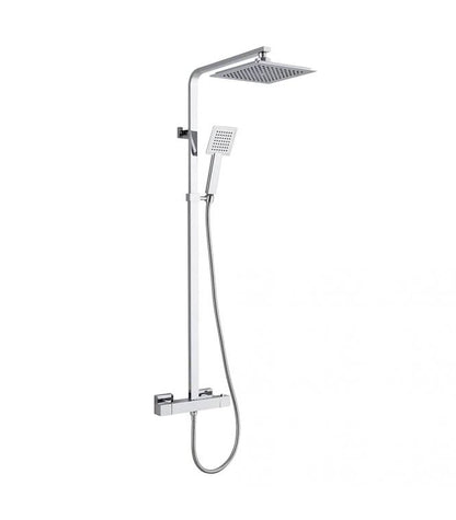 TSS100 Zacha Square Thermostatic Shower Chrome