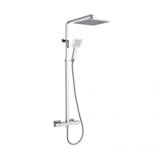 TSS100 Zacha Square Thermostatic Shower Chrome