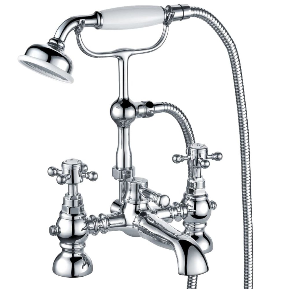 TT104 Two Handle Bath Shower Mixer Kit - Chrome