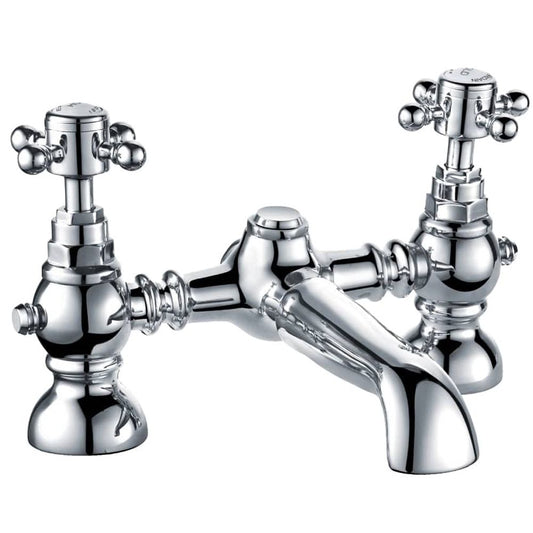 TT105 Two Handle Bath Filler - Chrome