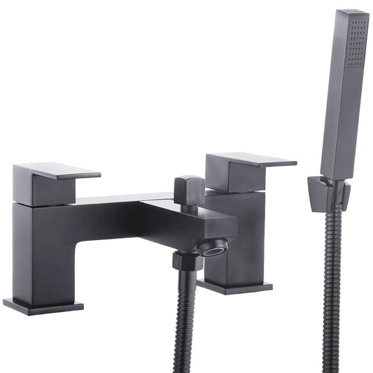 TT1105 Two Handle Bath Shower Mixer Kit - Black