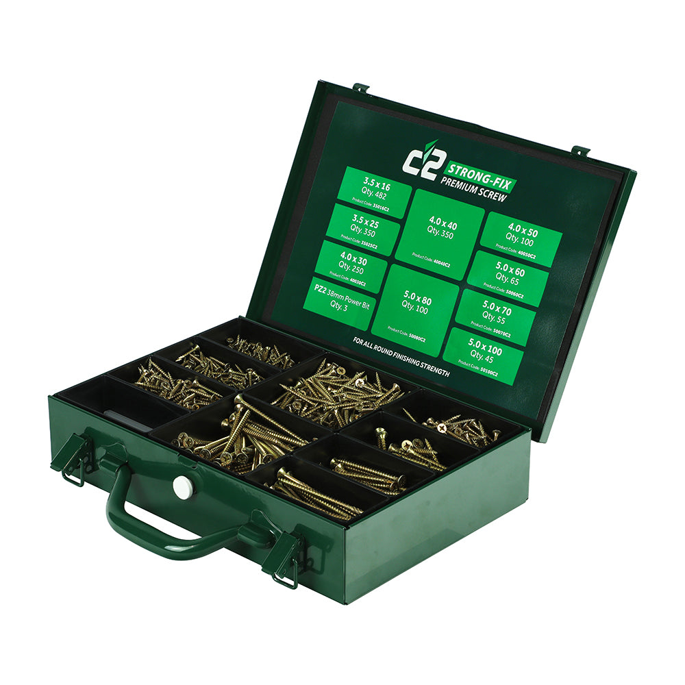 Timco Strong-Fix Screws Trade Case 1,798pcs